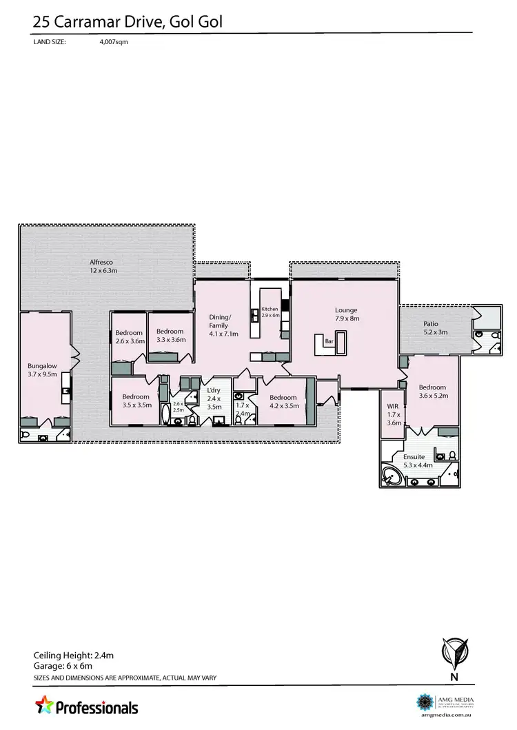 Floorplan of Homely house listing, 25 Carramar Drive, Gol Gol NSW 2738