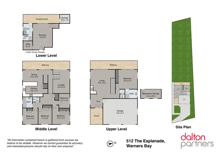 Floorplan of Homely house listing, 512 The Esplanade, Warners Bay NSW 2282