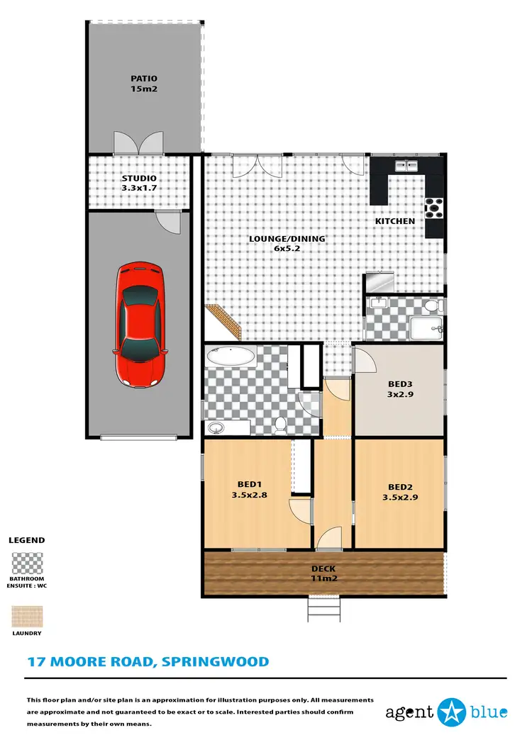 Floorplan of Homely house listing, 17 Moore Road, Springwood NSW 2777