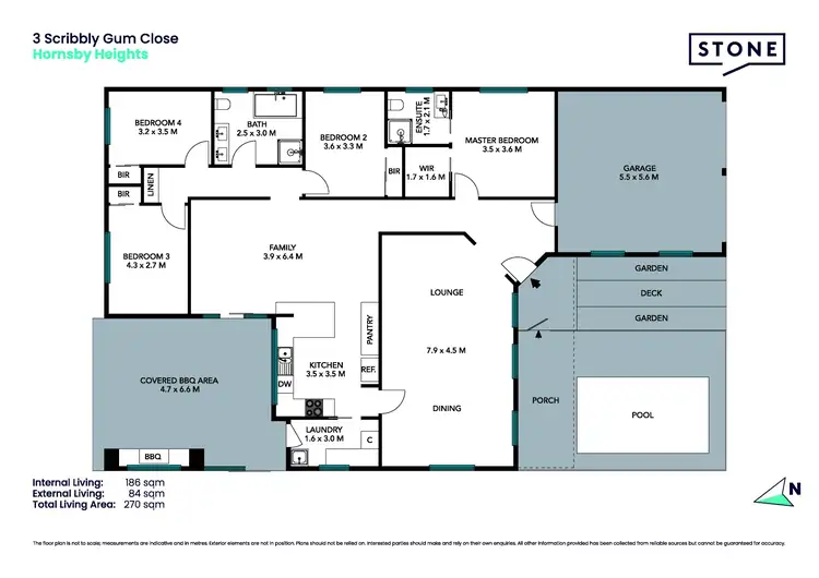 Floorplan of Homely house listing, 3 Scribbly Gum Close, Hornsby Heights NSW 2077