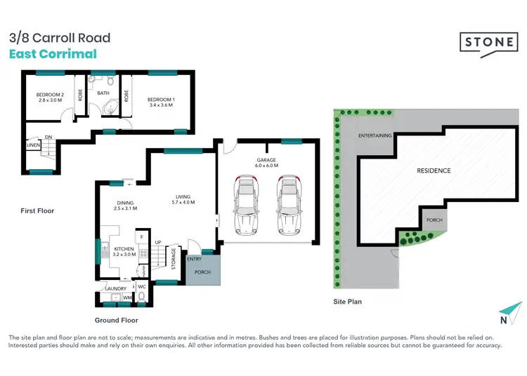 Floorplan of Homely townhouse listing, 3/8 Carroll Road, East Corrimal NSW 2518