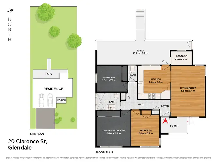 Floorplan of Homely house listing, 20 Clarence Street, Glendale NSW 2285