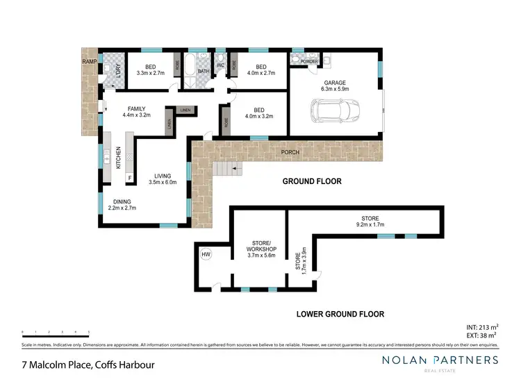 Floorplan of Homely house listing, 7 Malcolm Place, Coffs Harbour NSW 2450