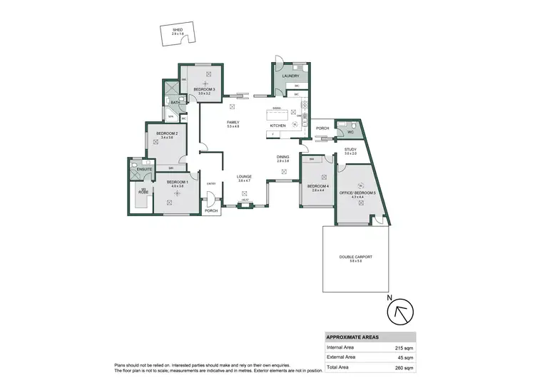 Floorplan of Homely house listing, 4 Audrey Street, Novar Gardens SA 5040