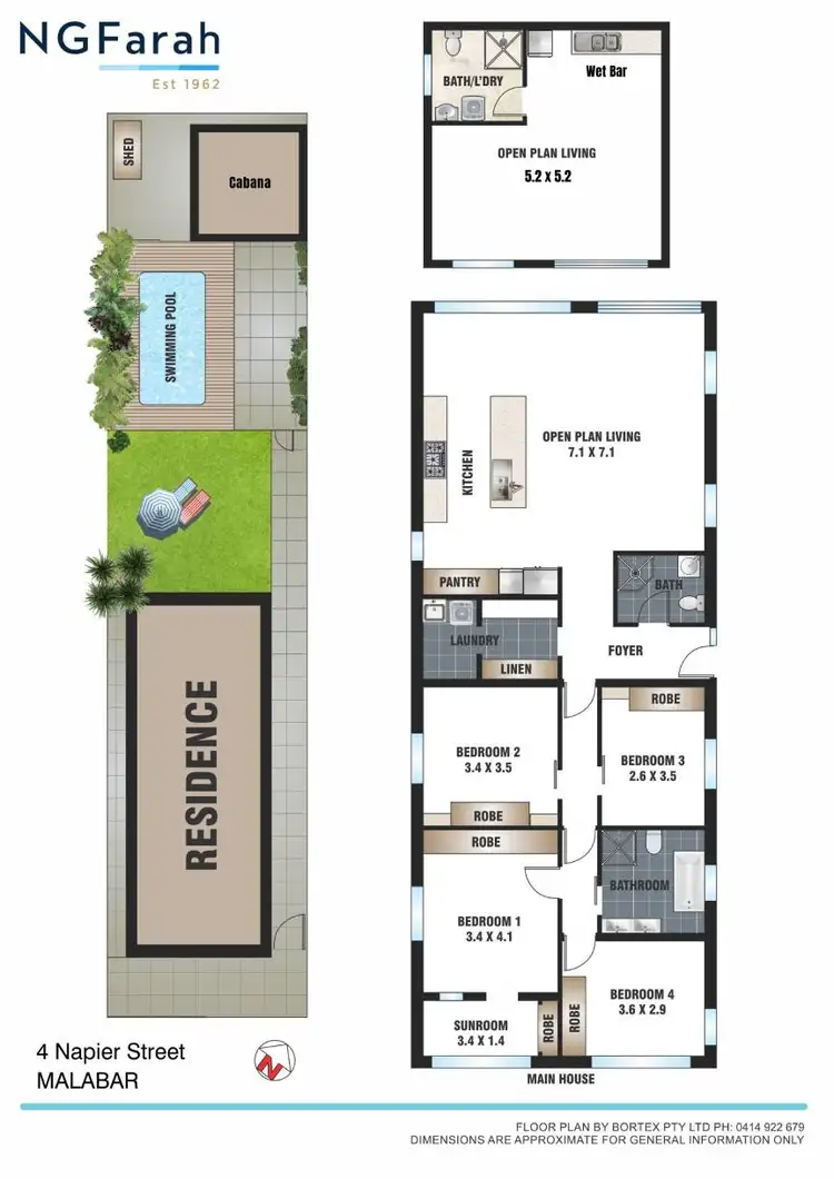 Floorplan of Homely house listing, 4 Napier Street, Malabar NSW 2036