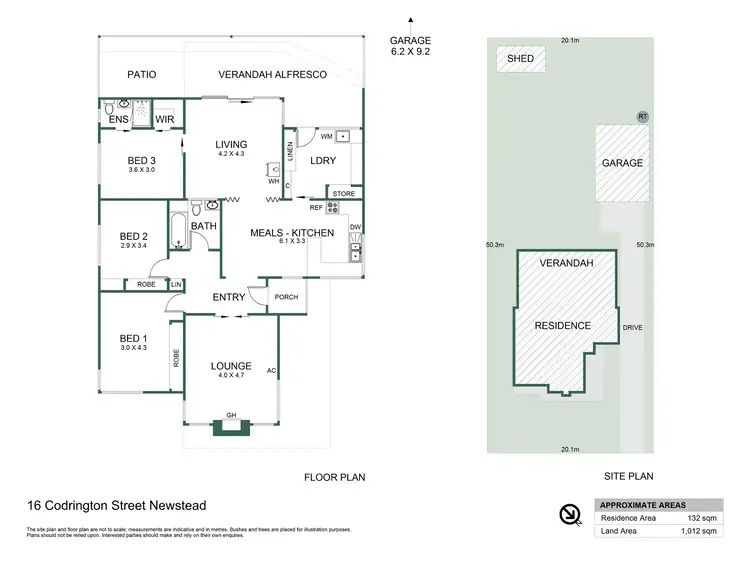Floorplan of Homely house listing, 16 Codrington Street, Newstead VIC 3462