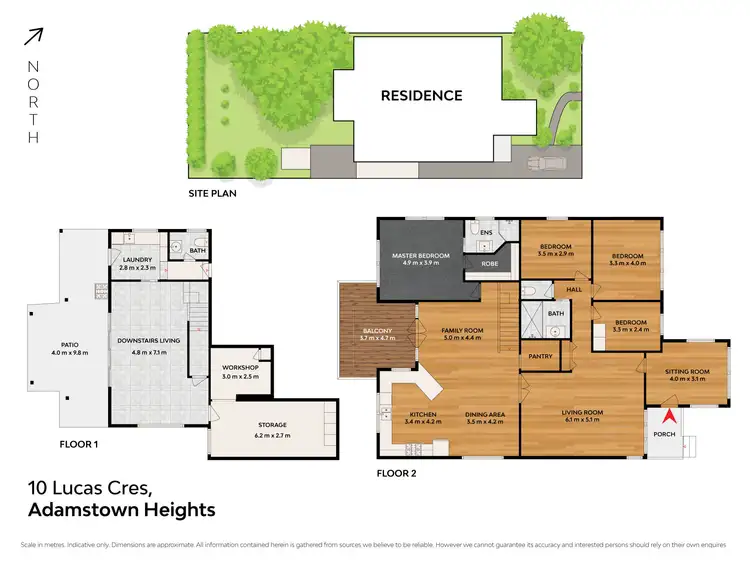 Floorplan of Homely house listing, 10 Lucas Crescent, Adamstown Heights NSW 2289