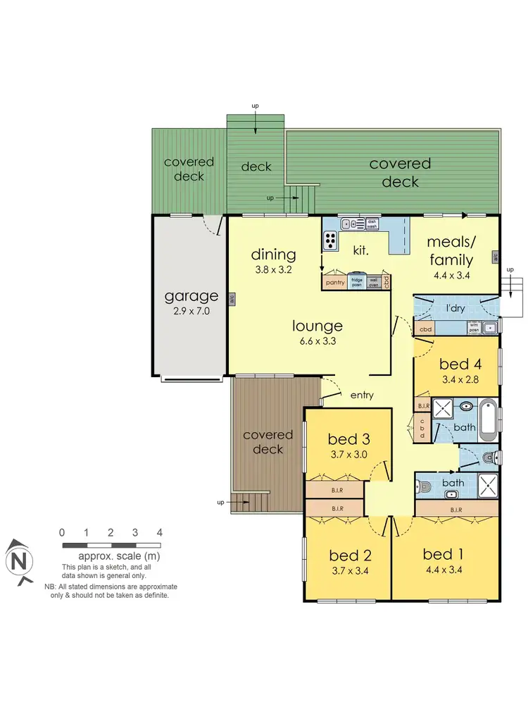 Floorplan of Homely house listing, 36 Argyle Street, Donvale VIC 3111