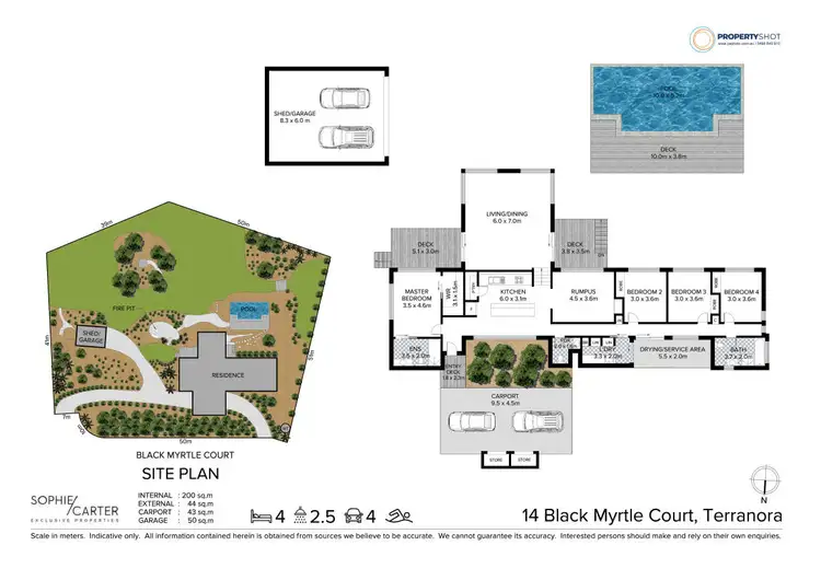 Floorplan of Homely rural property listing, 14 Black Myrtle Court, Terranora NSW 2486