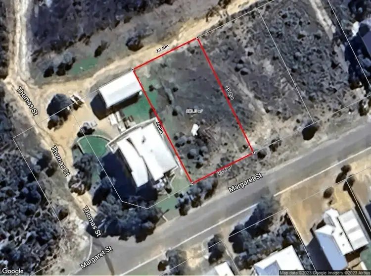 Floorplan of Homely land listing, 46 Margaret Street, Bremer Bay WA 6338