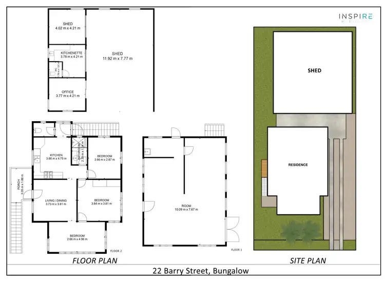 Floorplan of Homely house listing, 22 Barry Street, Bungalow QLD 4870