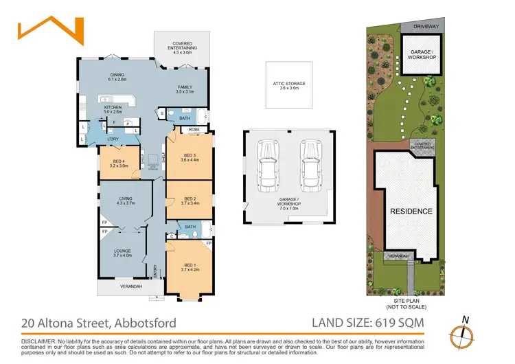 Floorplan of Homely house listing, 20 Altona Street, Abbotsford NSW 2046
