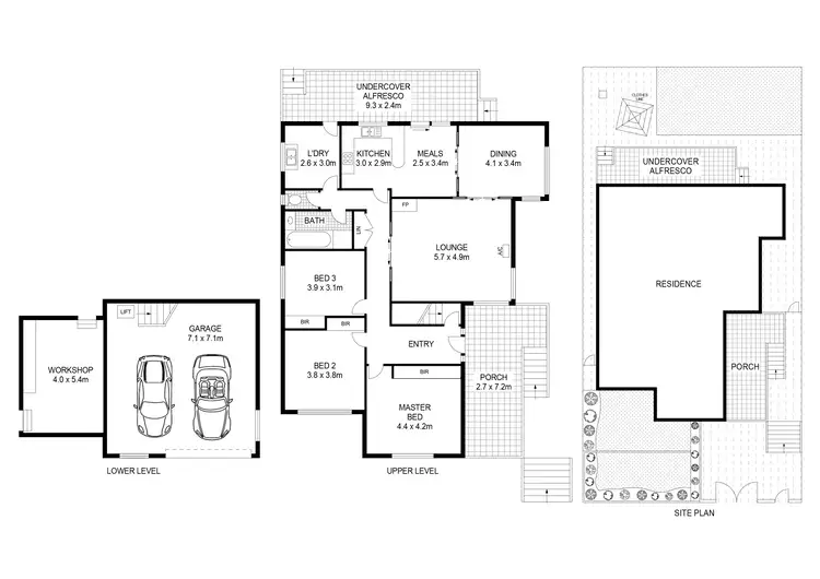 Floorplan of Homely house listing, 48 Green Avenue, Kingsbury VIC 3083