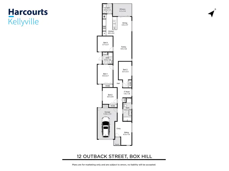 Floorplan of Homely house listing, 12 Outback Street, Box Hill NSW 2765