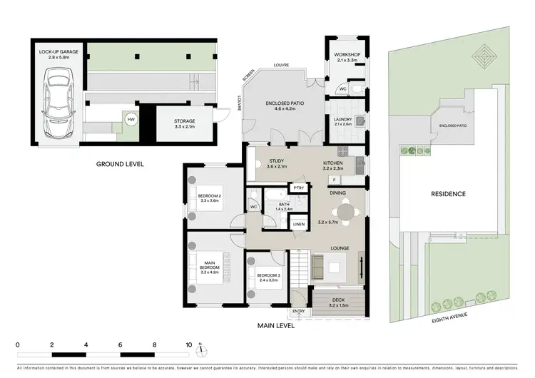 Floorplan of Homely house listing, 98 Eighth Avenue, St Lucia QLD 4067