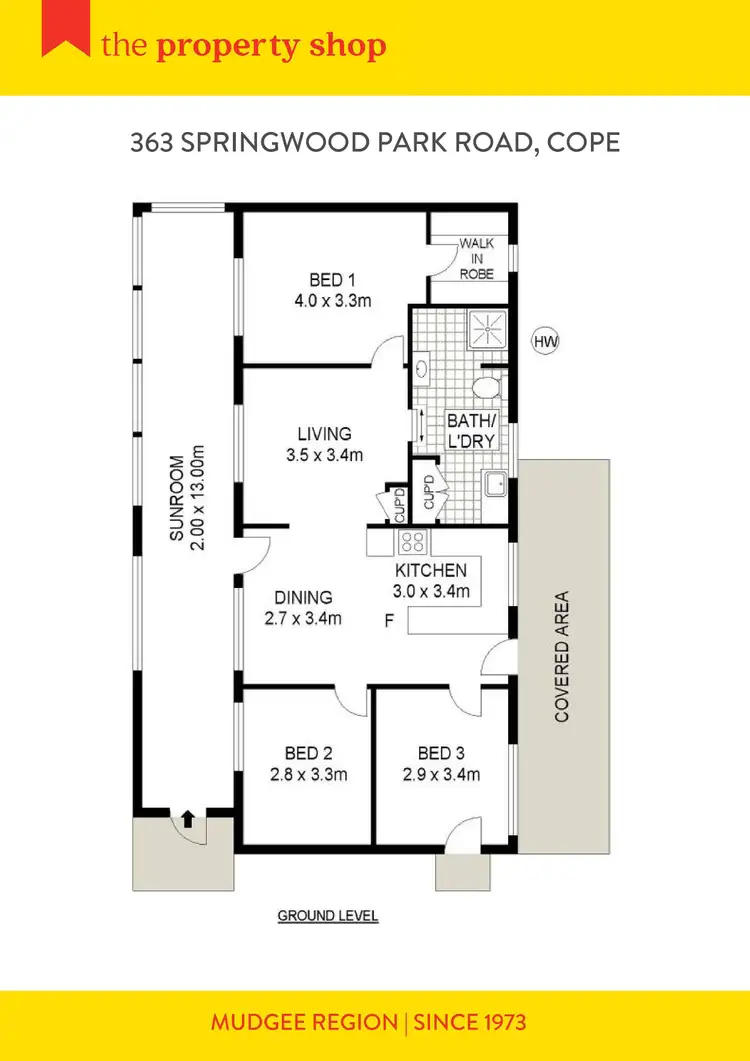 Floorplan of Homely rural property listing, 363 Springwood Park Road, Gulgong NSW 2852