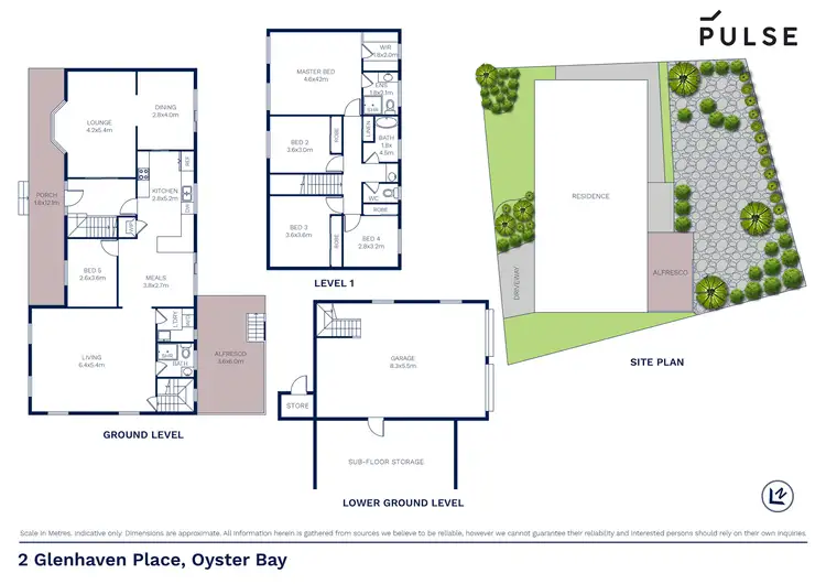 Floorplan of Homely house listing, 2 Glenhaven Place, Oyster Bay NSW 2225