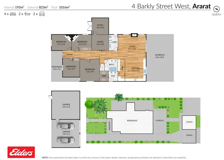 Floorplan of Homely house listing, 4 Barkly Street West, Ararat VIC 3377