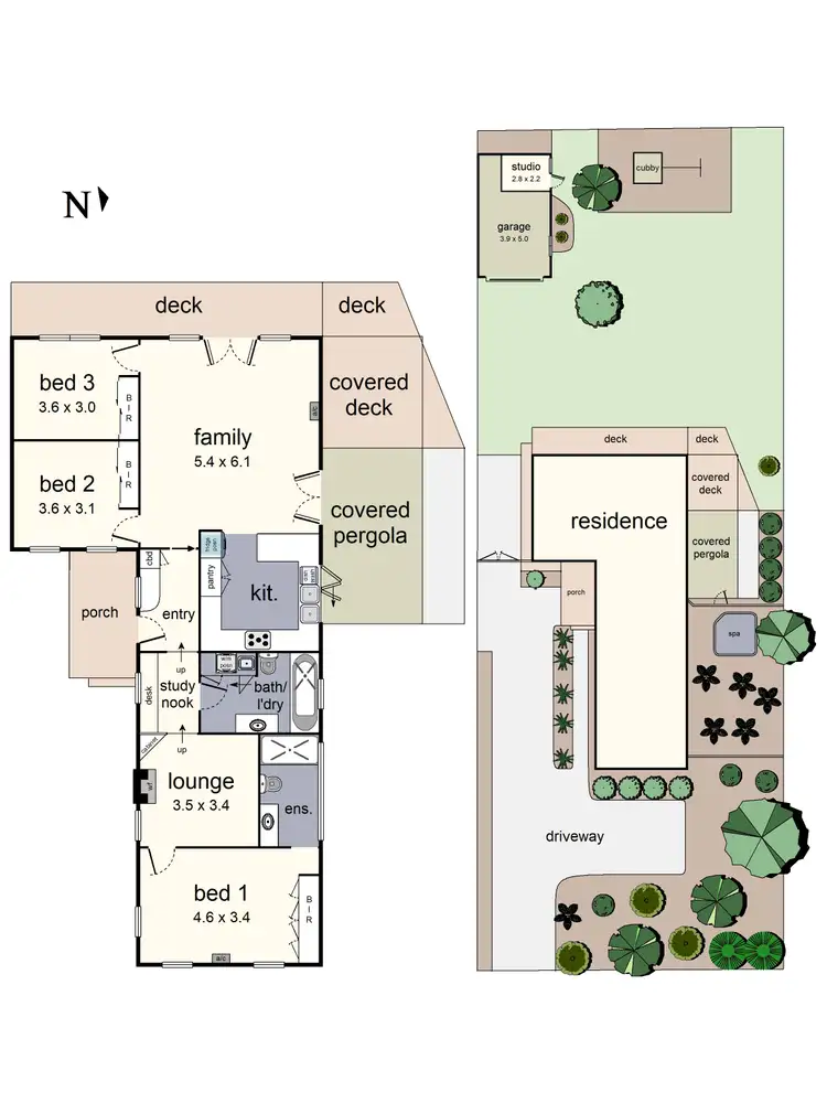 Floorplan of Homely house listing, 12 Elsie Grove, Mount Evelyn VIC 3796