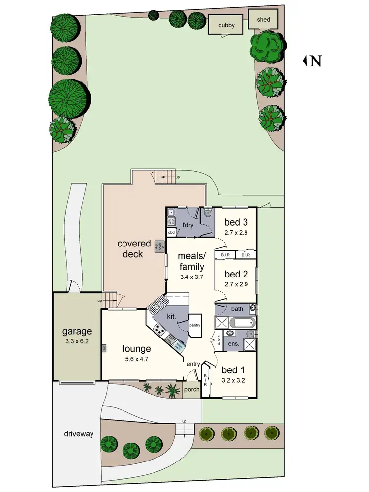 Floorplan of Homely house listing, 2 The Midway, Lilydale VIC 3140