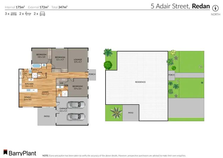 Floorplan of Homely townhouse listing, 5 Adair Street, Redan VIC 3350