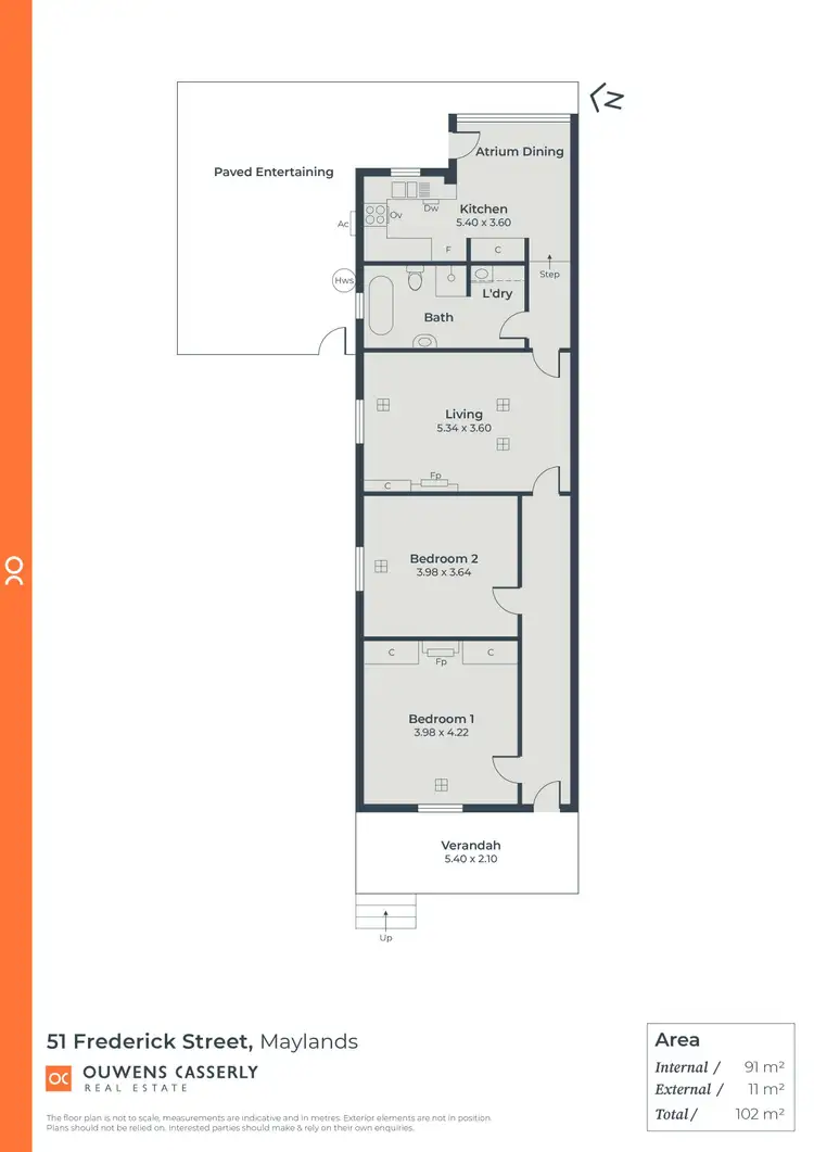 Floorplan of Homely house listing, 51 Frederick Street, Maylands SA 5069