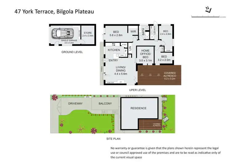 Floorplan of Homely house listing, 47 York Terrace, Bilgola Plateau NSW 2107