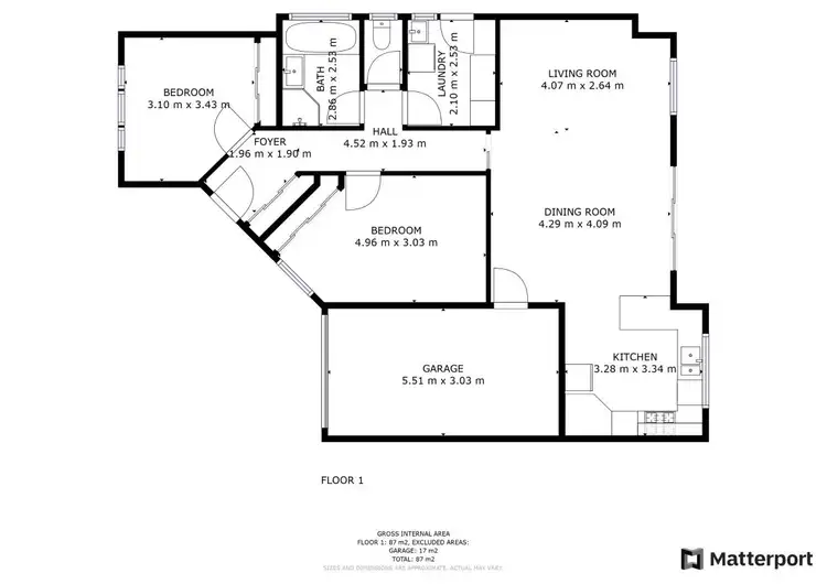 Floorplan of Homely unit listing, 3/38 Park Street, Orange NSW 2800