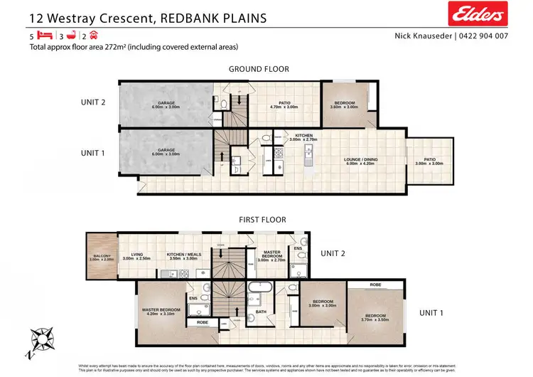 Floorplan of Homely house listing, 12 Westray Crescent, Redbank Plains QLD 4301
