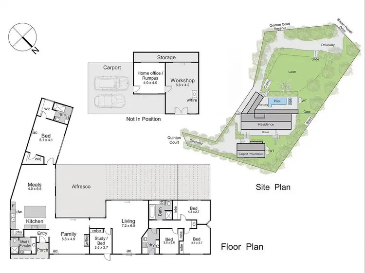 Floorplan of Homely house listing, 6 Quinton Court, Mount Eliza VIC 3930