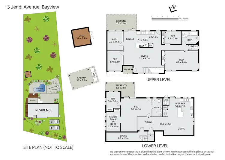 Floorplan of Homely house listing, 13 Jendi Avenue, Bayview NSW 2104