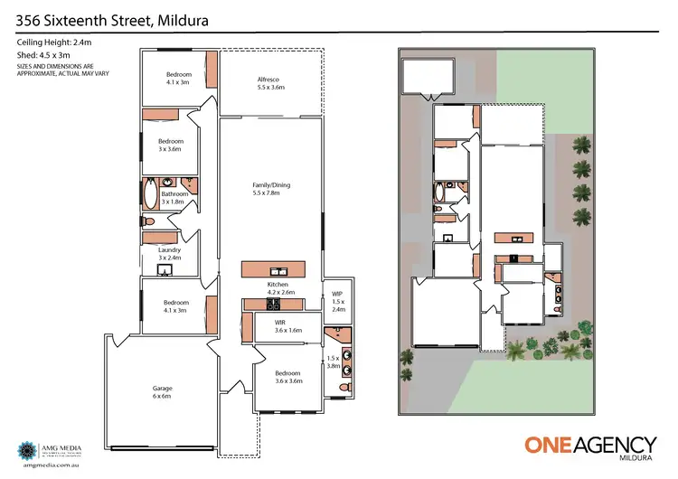 Floorplan of Homely house listing, 356 Sixteenth Street, Mildura VIC 3500