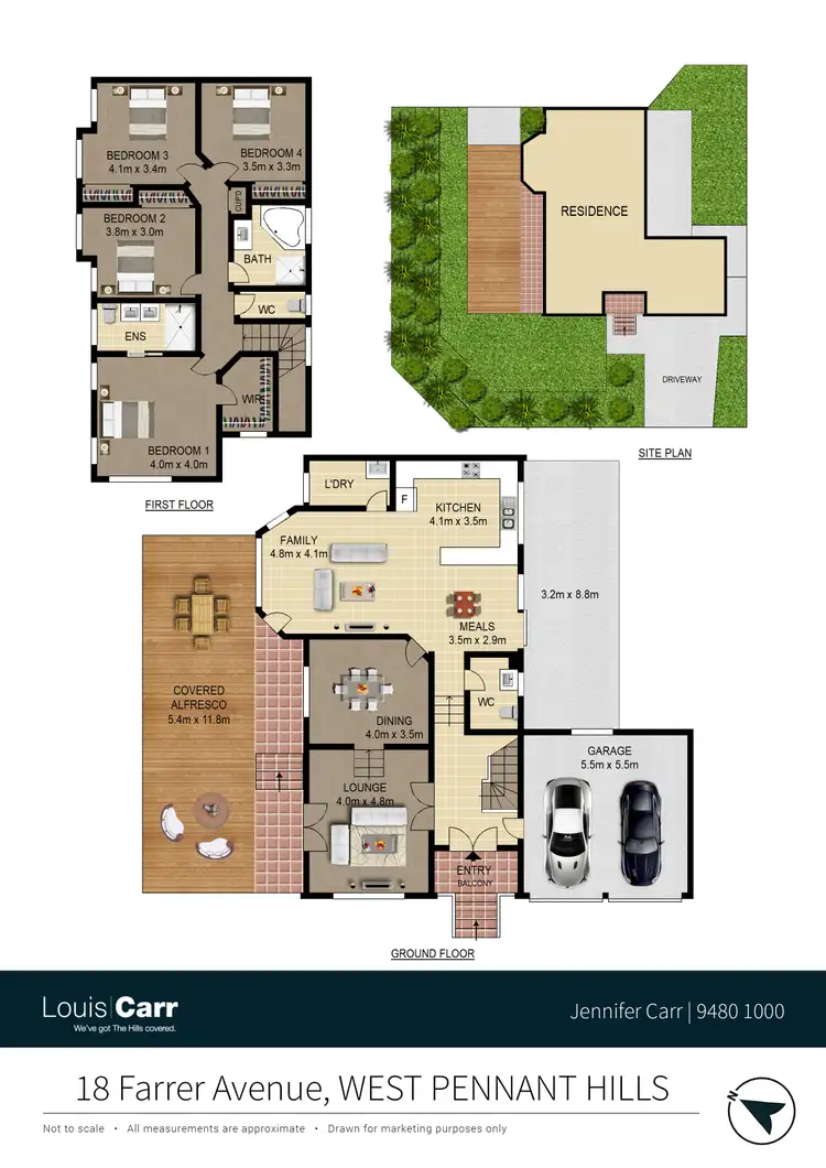 Floorplan of Homely house listing, 18 Farrer Avenue, West Pennant Hills NSW 2125