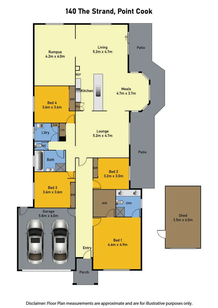 Floorplan of Homely house listing, 140 The Strand, Point Cook VIC 3030