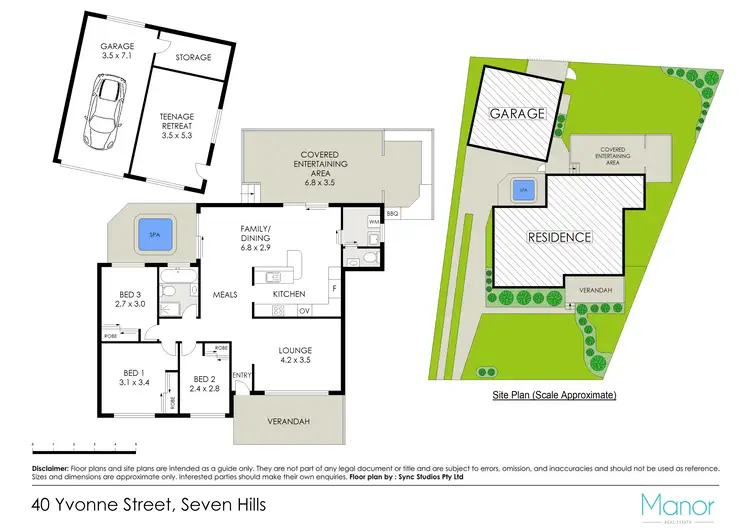 Floorplan of Homely house listing, 40 Yvonne Street, Seven Hills NSW 2147