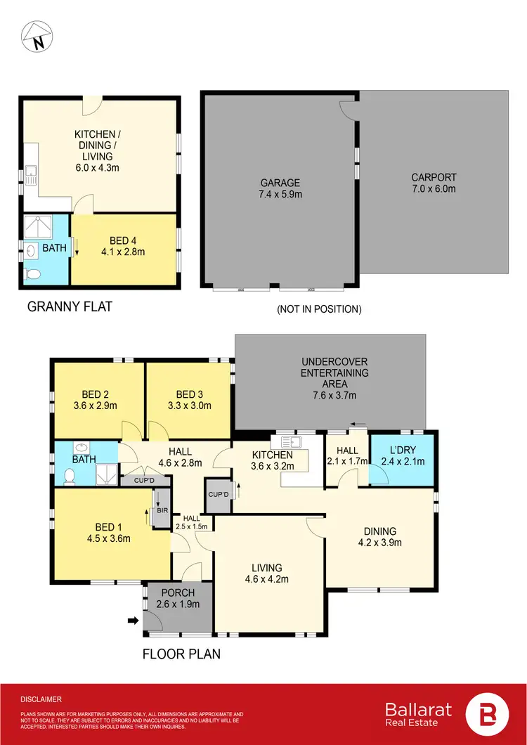 Floorplan of Homely house listing, 32-34 Sturt Street, Beaufort VIC 3373