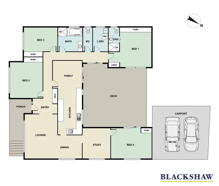 Floorplan of Homely house listing, 1 Cornelian Place, Lyons ACT 2606