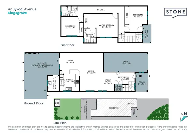 Floorplan of Homely house listing, 42 Bykool Avenue, Kingsgrove NSW 2208