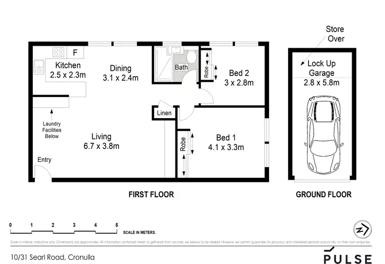 Floorplan of Homely apartment listing, 10/31 Searl Road, Cronulla NSW 2230