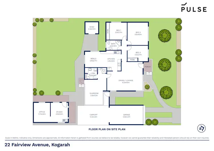 Floorplan of Homely house listing, 22 Fairway Avenue, Kogarah NSW 2217