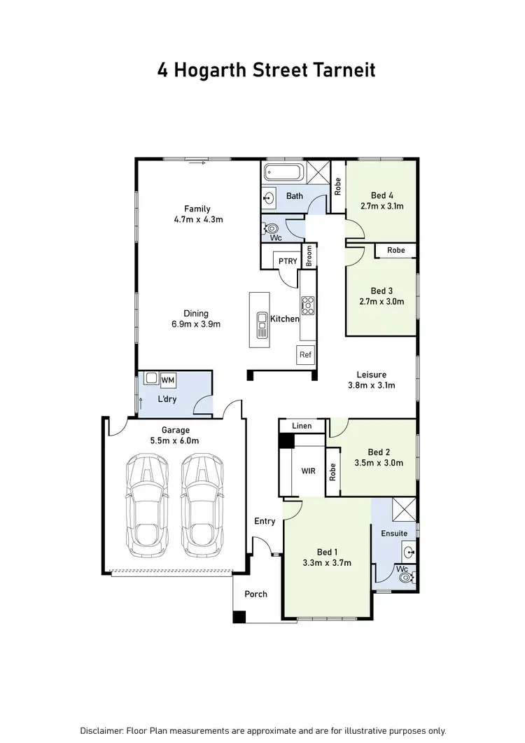 Floorplan of Homely house listing, 4 Hogarth Street, Tarneit VIC 3029