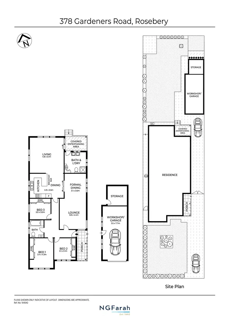 Floorplan of Homely house listing, 378 Gardeners Road, Rosebery NSW 2018