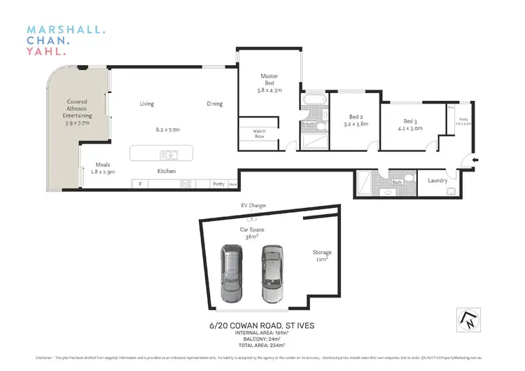 Floorplan of Homely apartment listing, 6/20 Cowan Road, St Ives NSW 2075