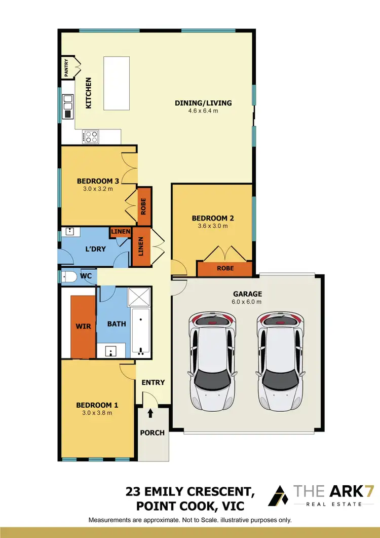 Floorplan of Homely house listing, 23 Emily Crescent, Point Cook VIC 3030