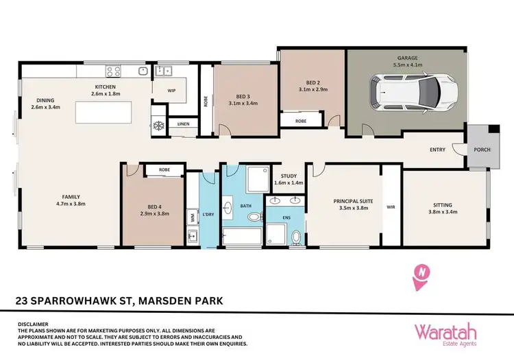 Floorplan of Homely house listing, 23 Sparrowhawk Street, Marsden Park NSW 2765