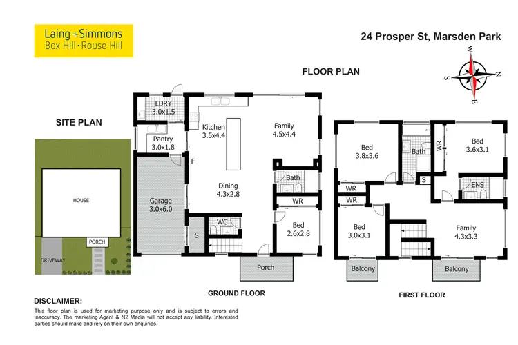 Floorplan of Homely house listing, 24 Prosper Street, Marsden Park NSW 2765