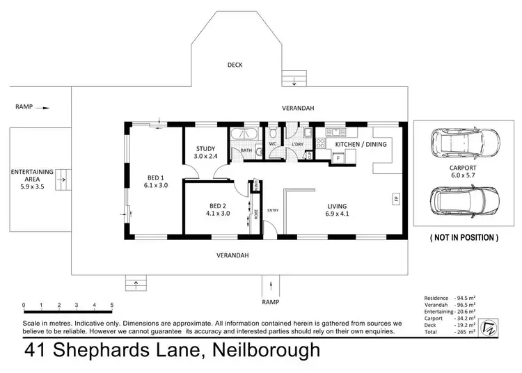 Floorplan of Homely house listing, 41 Shephards Lane, Neilborough VIC 3570