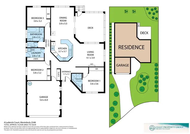 Floorplan of Homely house listing, 4 Luderick Court, Merimbula NSW 2548