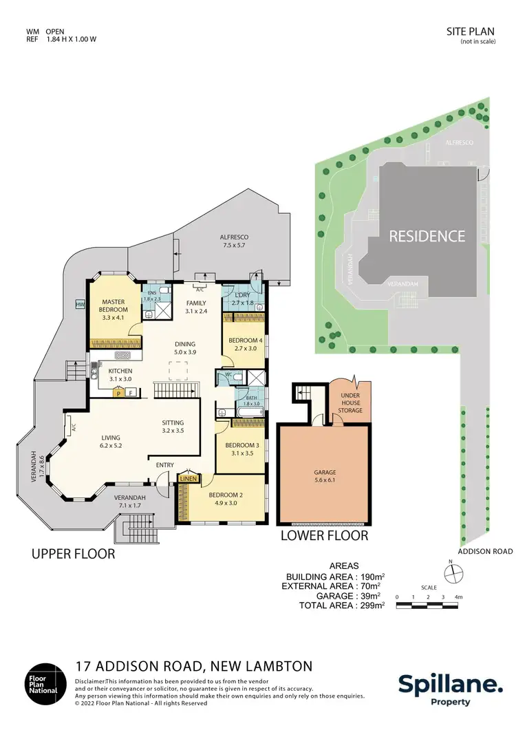 Floorplan of Homely house listing, 17 Addison Road, New Lambton NSW 2305