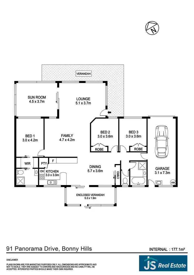 Floorplan of Homely house listing, 91 Panorama Drive, Bonny Hills NSW 2445